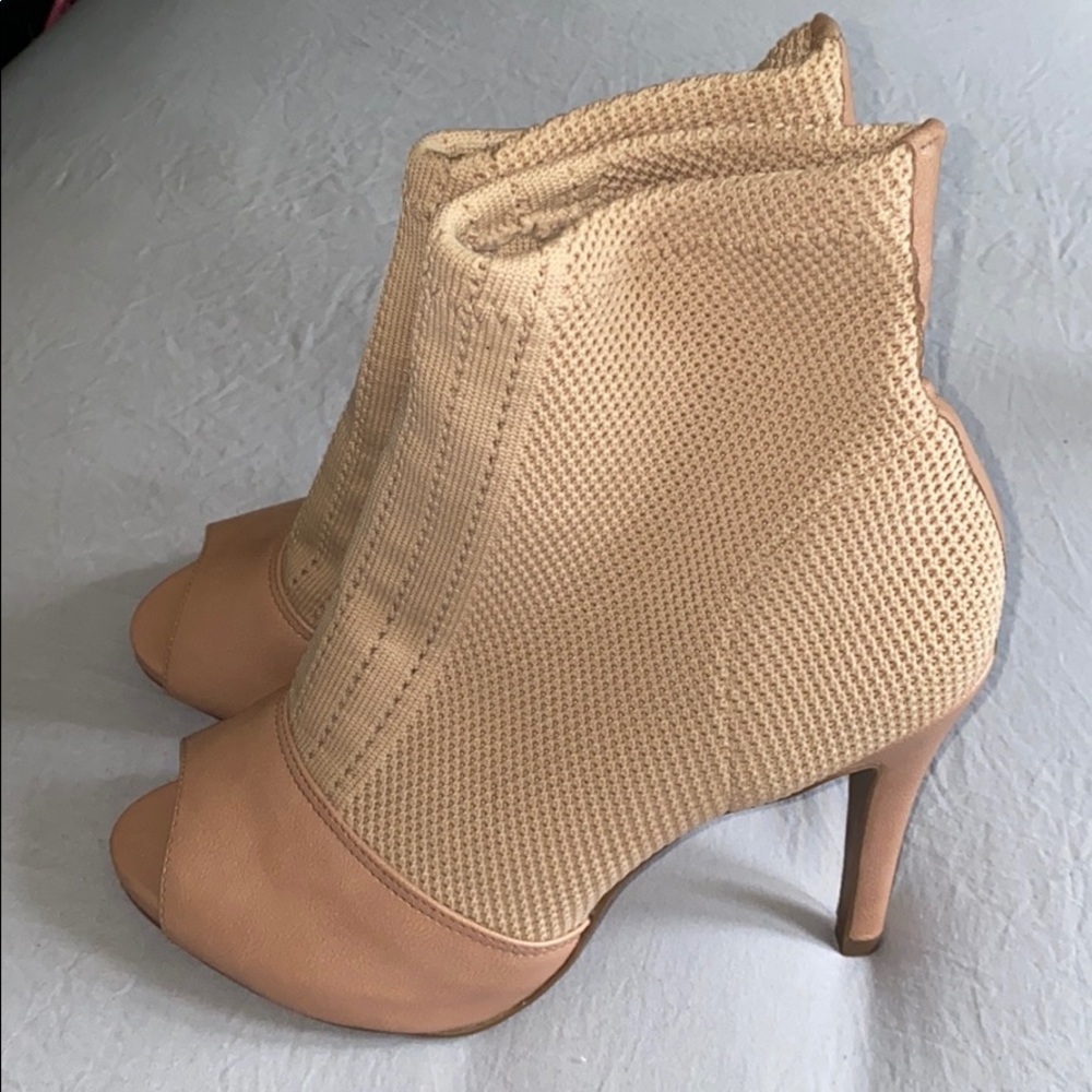 Peep-Toe Ankle Booties *NEW*
